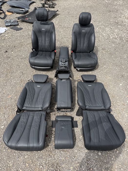 Interior piele / Tapiterie piele Mercedes S63 AMG 2013-2021