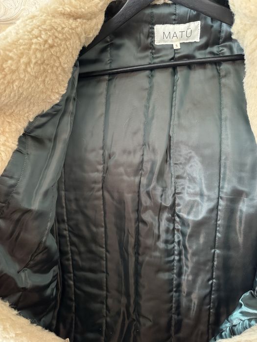 Шуба из овечьей шерсти