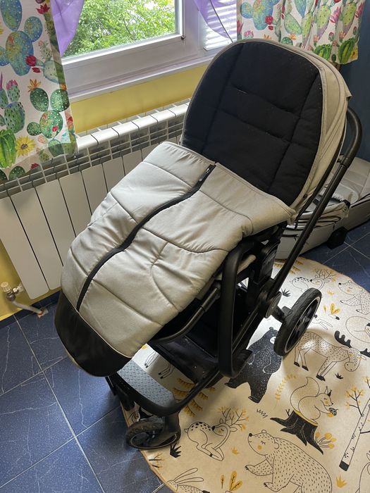 Бебешка количка 2в1 Quick 4.0 Steel Grey – Muuvo