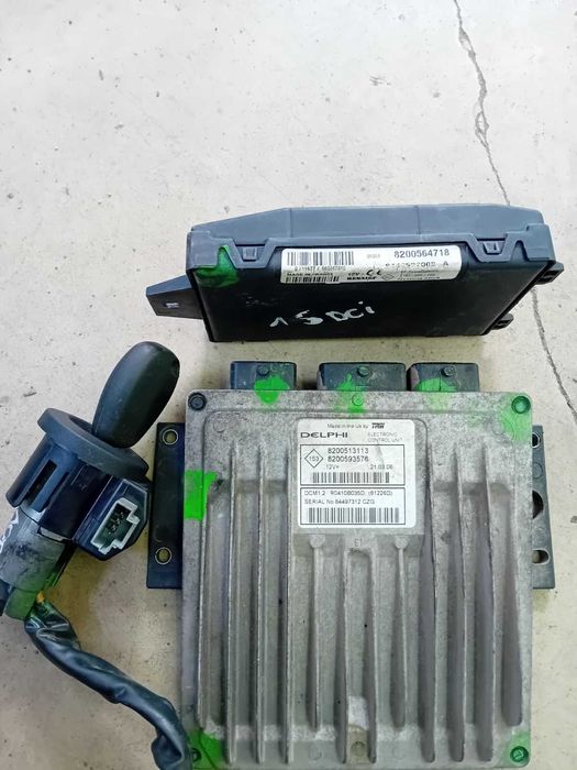 Комплект Запалване за Рено Канго 1.5 DCI | компютър, UCH модул, конт. ключ