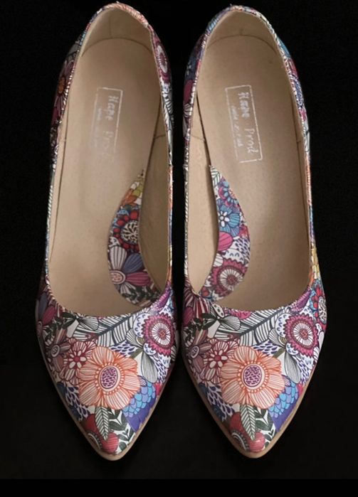 Stiletto piele naturală