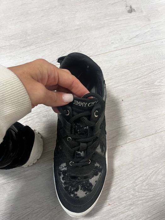 Jimmy Choo дамски кецове – оригинални, дантела, EU 37