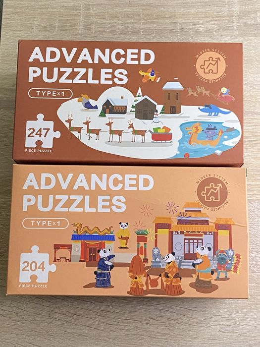 Пазл для детей 2 в 1. Цена 2500