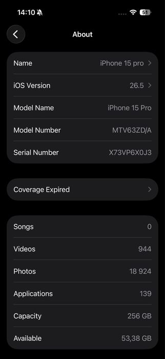 IPhone 15 pro 256 gb - Blue Titanium