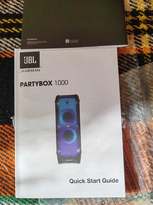 Jbl partybox 1000 със микрофони