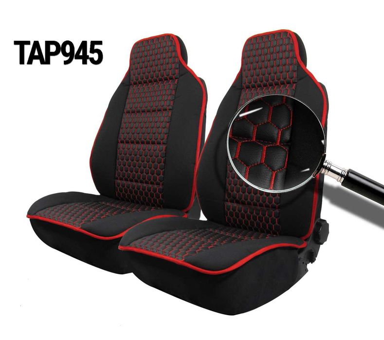 Комплект Авто тапицерия калъфи за предни седалки Еко кожа и текстил