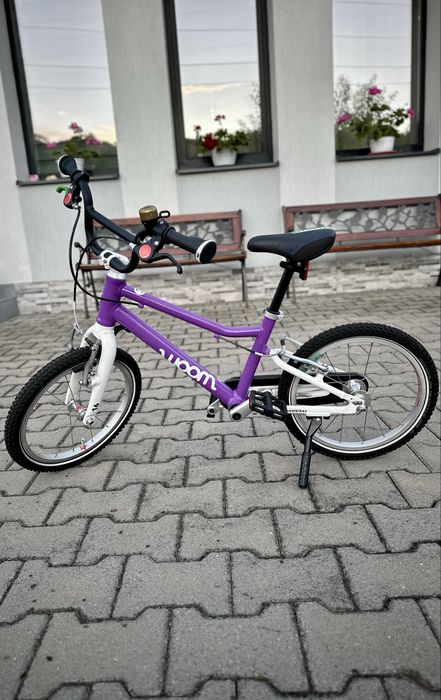 Bicicleta copii Woom 3 mov impecabila  16”