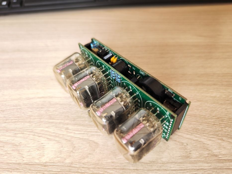 Часы на газоразрядных индикаторах ин12 Nixie clock СССР Ламповые ретро ...