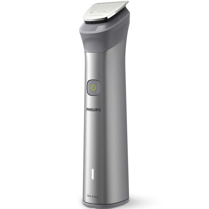 Aparat de tuns barba si parul 12 in 1 PHILIPS Multigroom All in One MG5940/15, tehnologie BeardSense, lame din otel cu auto-ascutire, 11 setarii, etc