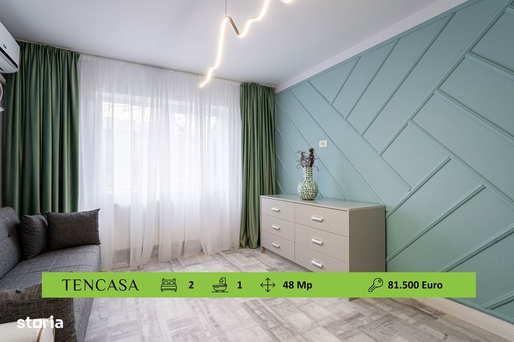 De vanzare ap 2 cam, cf 1, zona Podgoria, parter, amenajat integral