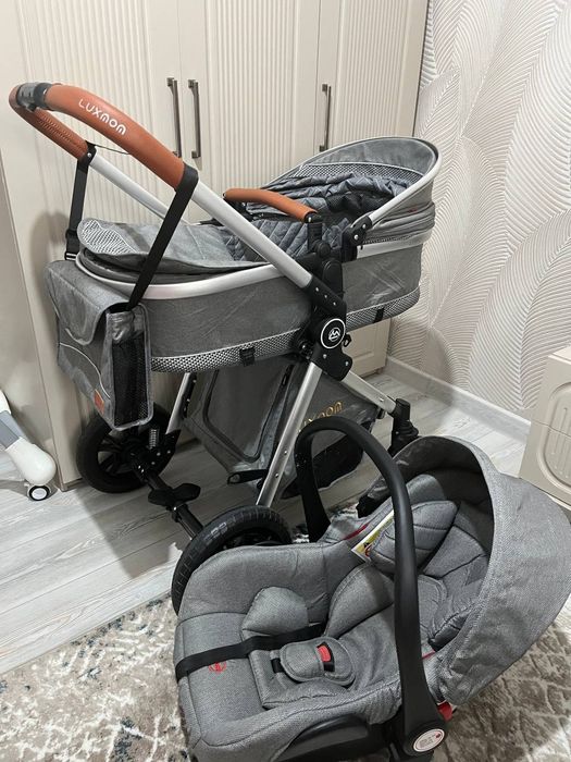 Детский коляска с автокреслом