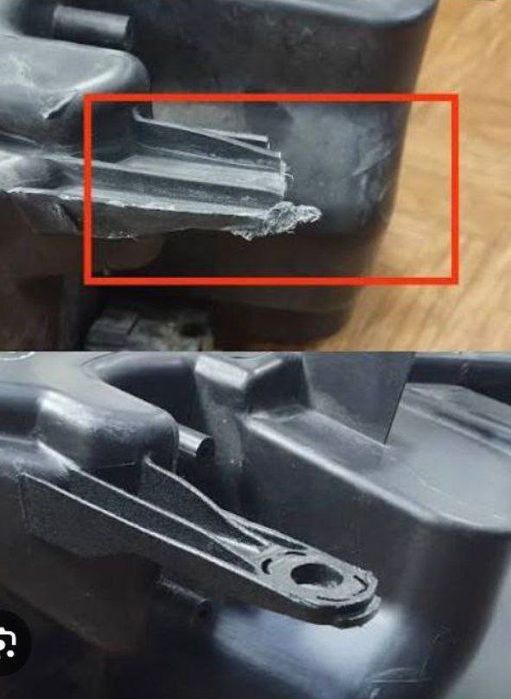 Бамфер фары ремонт пластмас