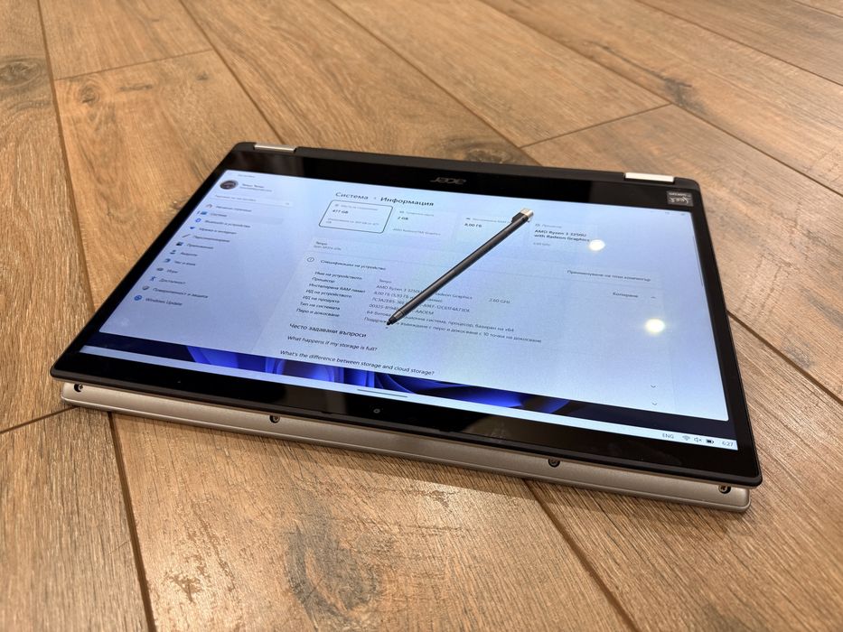 Acer Spin3 /AMD Ryzen™ 3 3250U/AMD Radeon Vega 3/Touch 2 in One/tablet