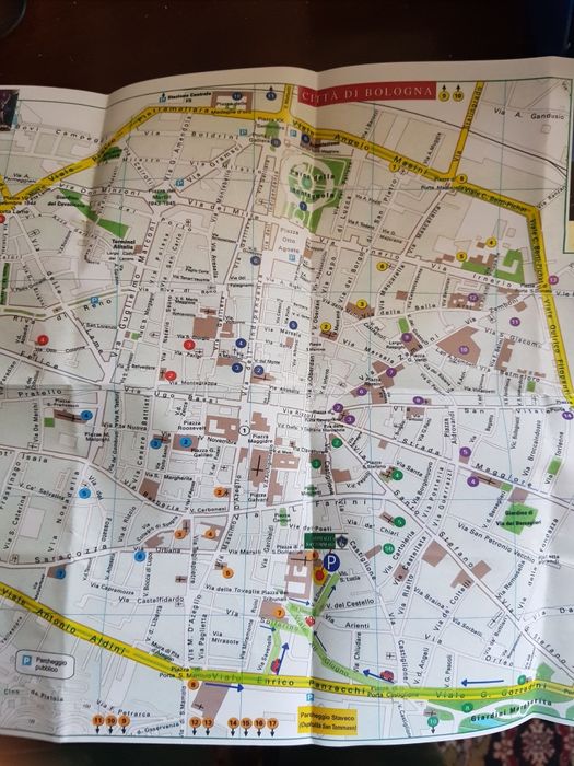 Hărți orașe Viena/Madrid/Budapesta/Bologna