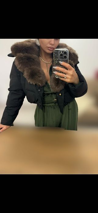 Geaca cu blana naturala