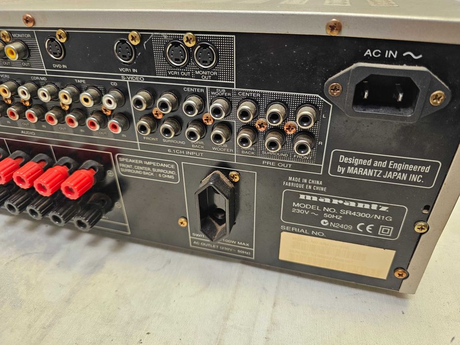 Receiver AV Marantz SR8000 Gold Champagne Made in Japan High End Amplificator Audio Hi Fi