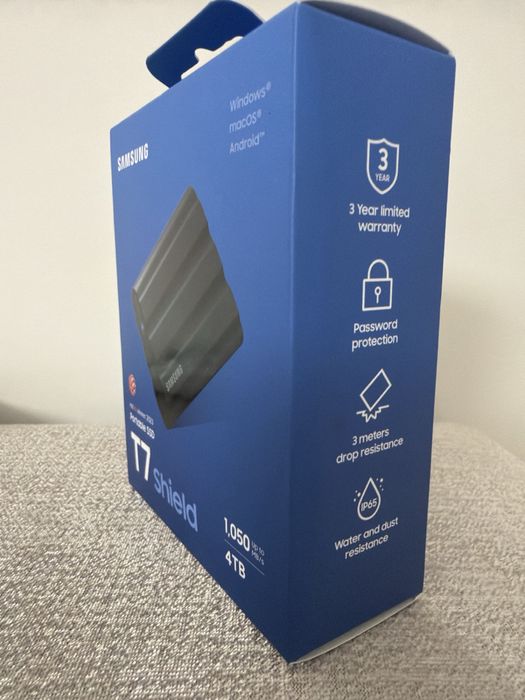 Samsung Portable SSD T7 Shield – 4TB Nou, sigilat, original