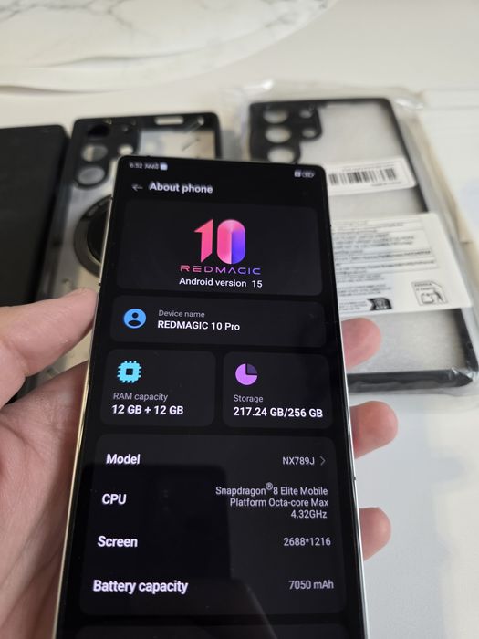 RedMagic 10 Pro 12GB / 256 Dual Sim White 144Hz
