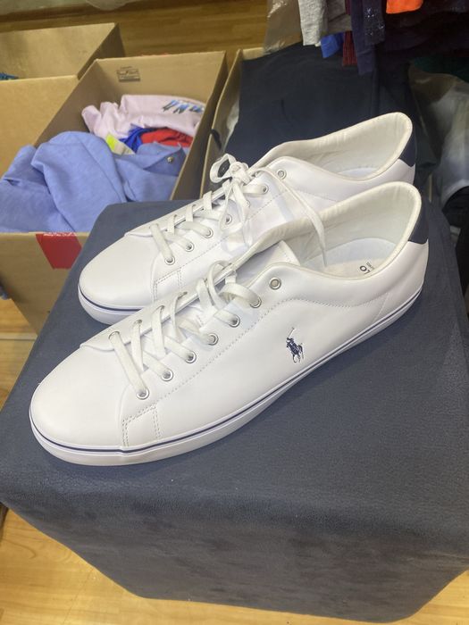 Мужские кожаные кеды