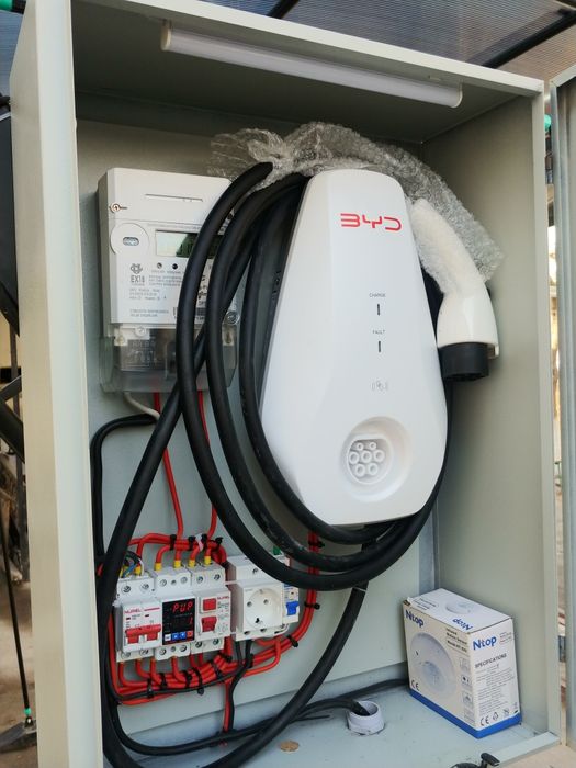 Установка зарядный устройства для электромобилей