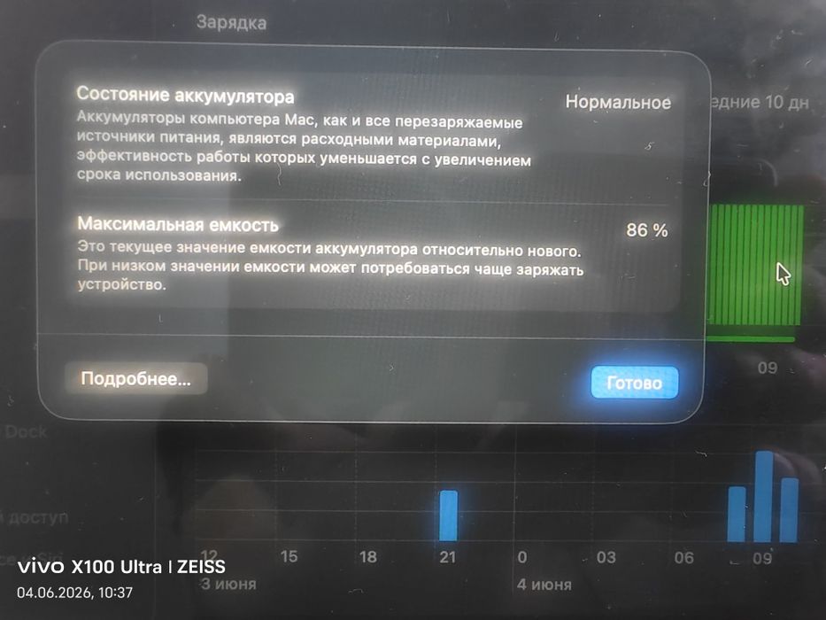 Macbook air m1 16/256, АКБ 86, 240 циклов