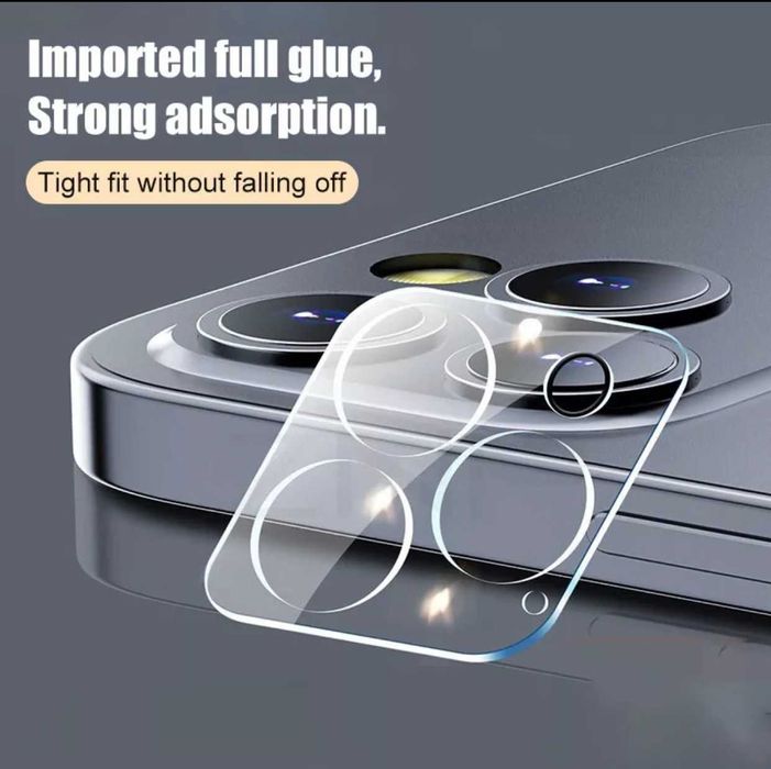 Folie sticla camere Full Cover pentru iPhone 12 Pro , 12 Pro Max