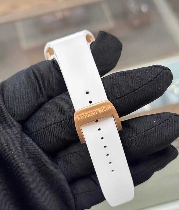 Лимитирано издание Ричард Милър 07-01 Бял керамичен седеф