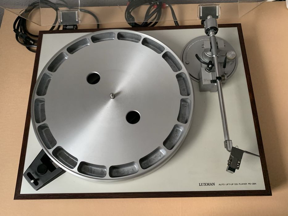 Pickup LUXMAN PD-284 Auto Lift-up DD Turntable Player Hi-Fi Vintage Made in Japan