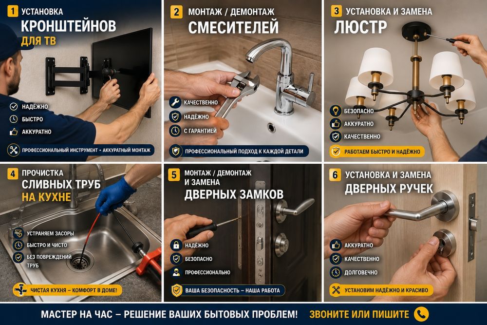 Мастер на час - бытовые услуги