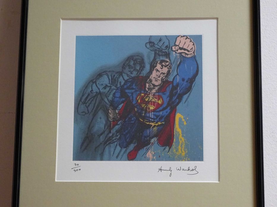 Tablou Andy Warhol, ‘Superman’| Cromolitografie RARA