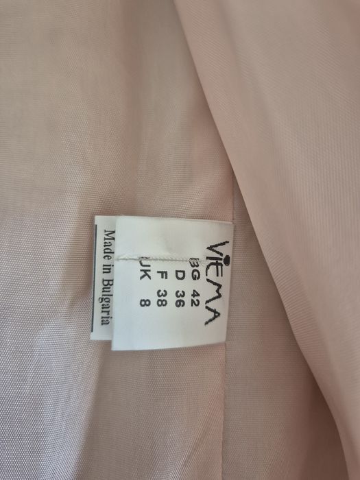 Зимно палто - розово, размер S