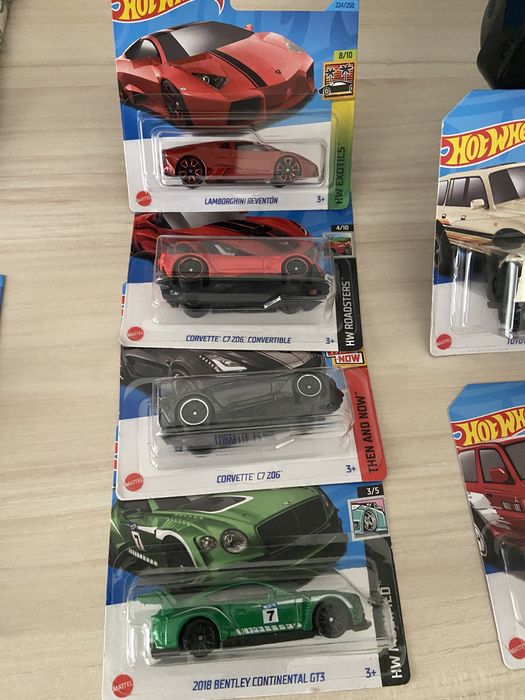 Hotwheels колички BMW Z4 / Subaru WRX / Honda / Audi