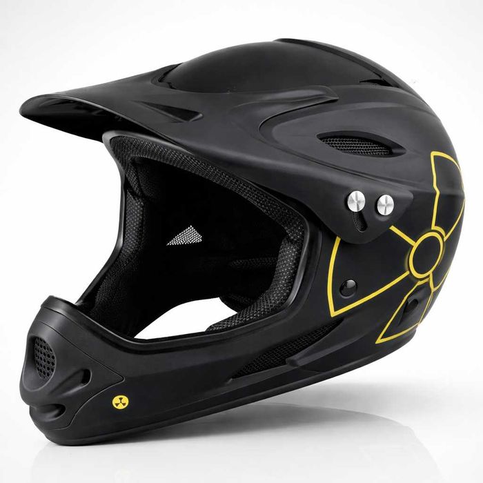 Кросова каска M-WAVE, Full Face, EN, Тегло: 870г, Размер: M/L