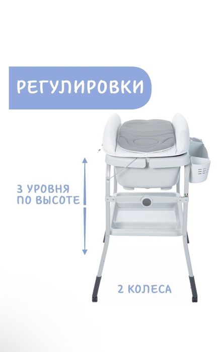Пеленальный столик Chicco с ванночкой