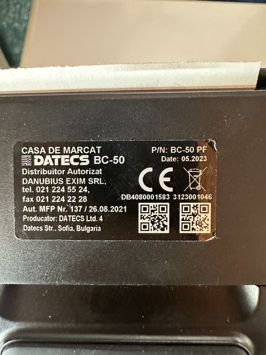 Casa de marcat Datecs blue cash 50