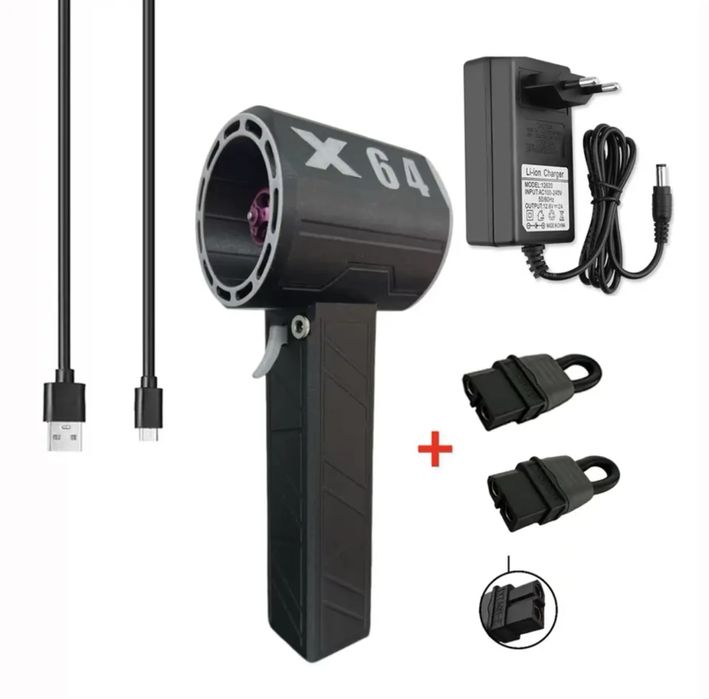 Автомобильный вентилятор Х64 Турбо фен turbo fen 1000 ватт