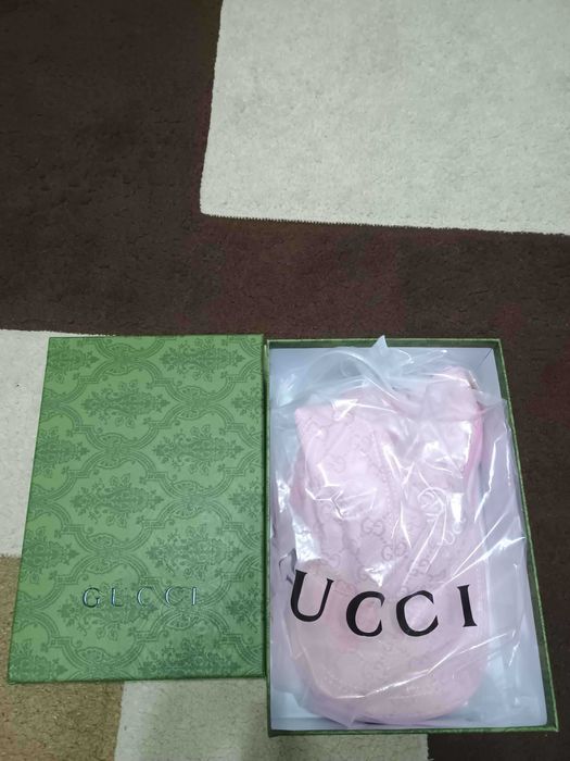 Șapcă GUCCI – Model GG Monogram Pink (Full Set)