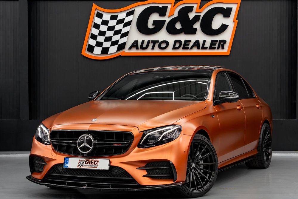 Mercedes-Benz E E43 AMG // Burmester 3D // Folie Mata // Pneumatic