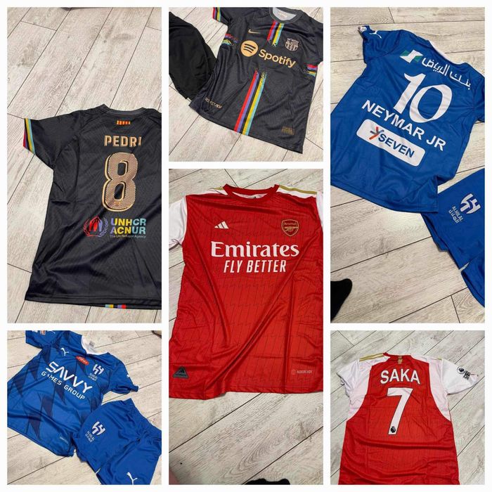 Футболни екипчета на едро