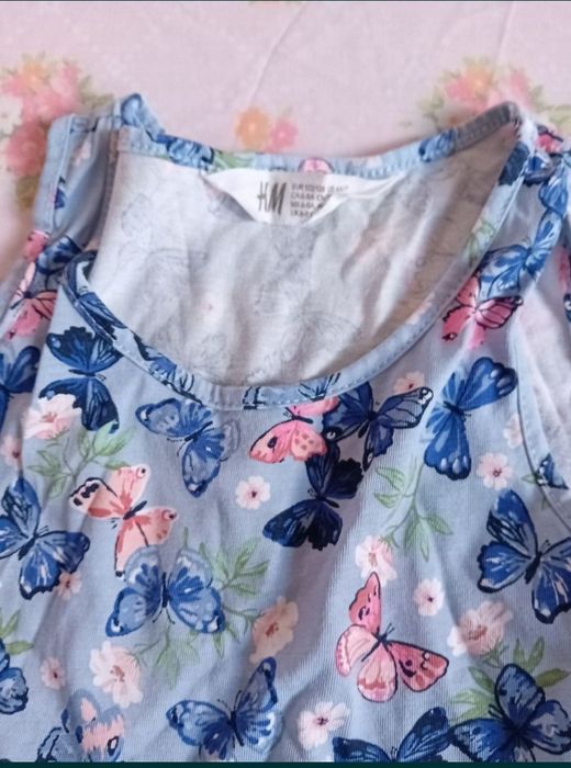 set lot 2 rochite 122 128 6 7 ani rochie fata vara h&m