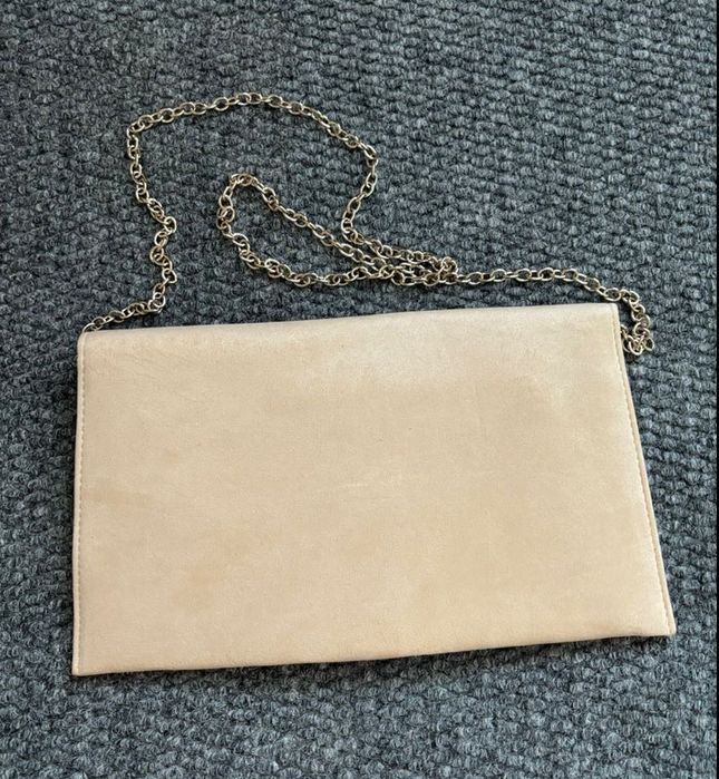 Комплект дамска чанта и обувки - велур