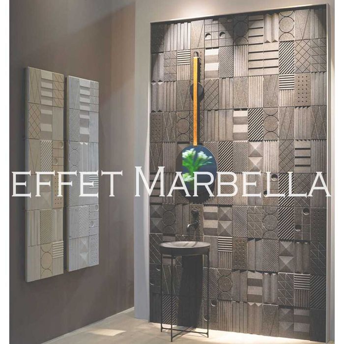 Декоративни 3D панели - 3д гипсови панели, облицовки за стени, 0082