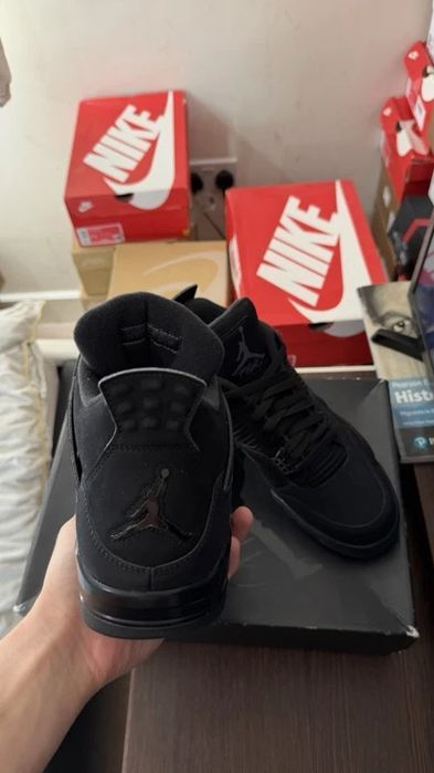 Nike Jordan 4 Black Cat 36-46 (Livrare cu verificare)