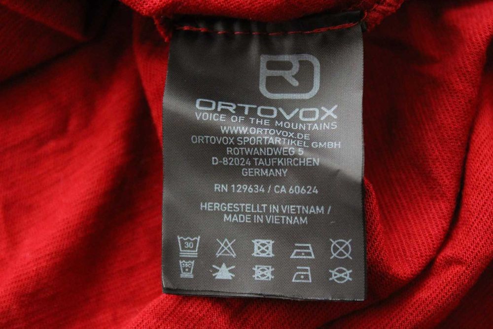 ORTOVOX - дамска спортна мерино блуза, размер XL