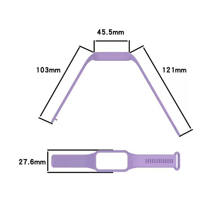 Силиконова каишка за Xiaomi Smart Band 9 active / Redmi Smart Band 3