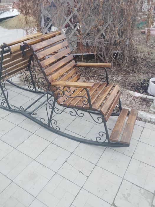 Кресло качалка для дачи