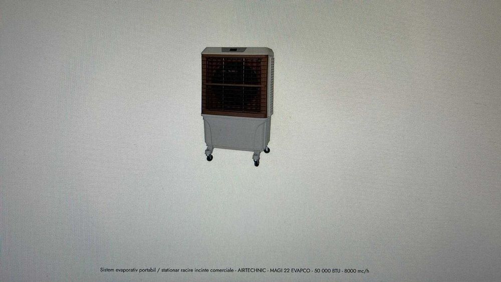 Racitor de aer profesional evaporativ portabil AIRTECHNIC MAGI 22 EVAPCO 50.000 BTU
