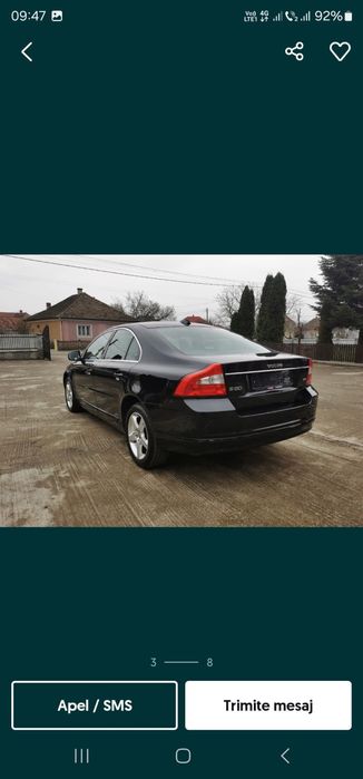 Volvo s80 an fabrucatie 2009