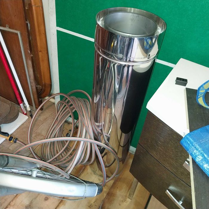 Horn/cos fum inox nou 1 segment 200 mm