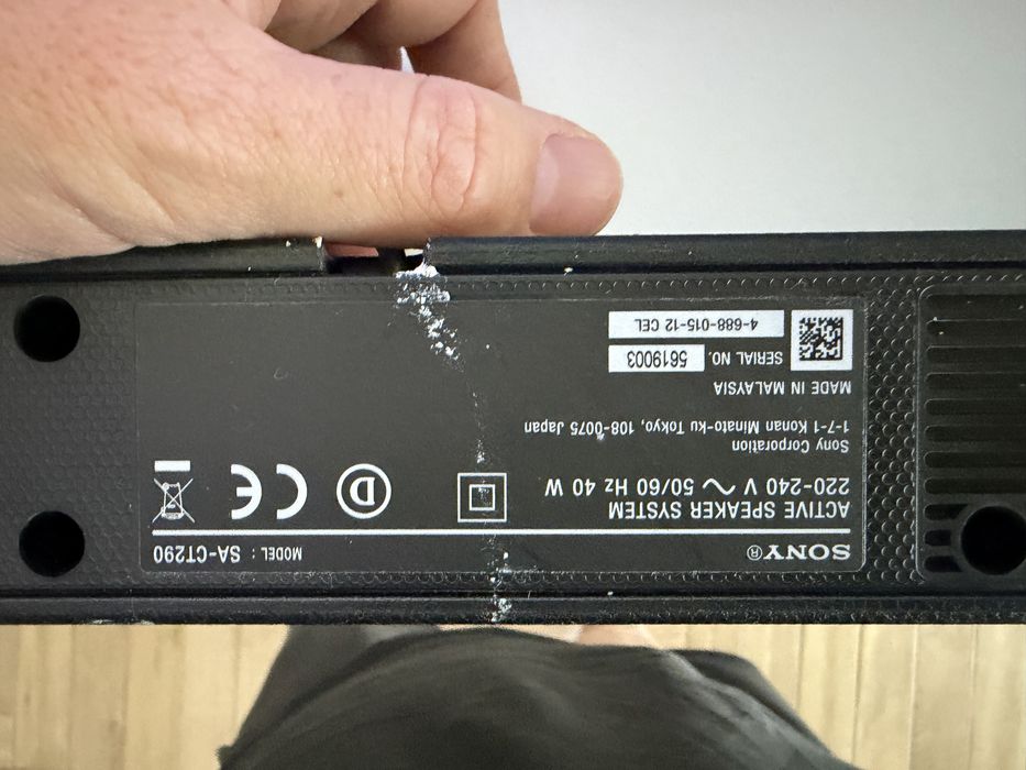Soundbar sony